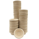 Pangea small 0.5oz paper Gecko cups packaging showcases disposable convenience.