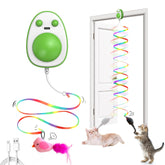 PANRIO automatic hanging cat toy bird engages cats in exciting solo chase play