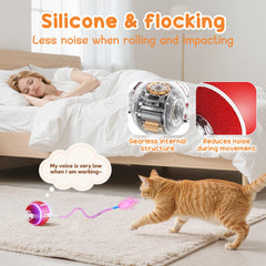 PANRIO cat ball blue light mode for energetic play sessions