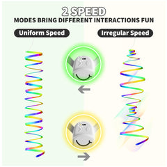 PANRIO cat teaser feather-mouse in action promotes natural hunting instincts.