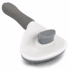 PanSukided cat self-cleaning brush fur removal in action for quick grooming
