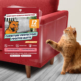 Panther Armor 12-pack sheets protect sofas with matte, discreet adhesion.