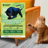 Panther Armor 25-pack cat scratch protector sheets shield furniture from claws.