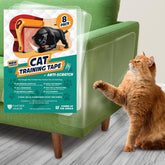 Panther Armor double-sided scratch protector XL sheet on sofa deterring claws.