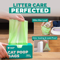 Panther Armor litter bags tear-dispense box for easy cat care disposal