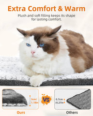 Papettly plush filling provides lasting comfort for a restful nap.