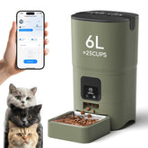 PAPIFEED automatic cat feeder front view demonstrates reliable scheduling for busy homes.