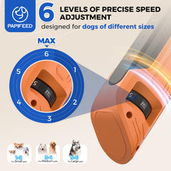 PAPIFEED dog nail grinder quiet motor for calm grooming.