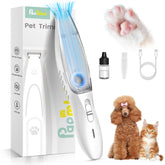 PAPMINI vacuum dog paw trimmer front view for cordless grooming
