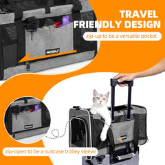PAPZER side-panel with seatbelt access for safer car travel.