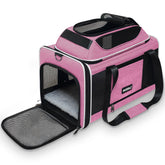 PAPZER top-expandable cat carrier with extended height for comfy cat posture.