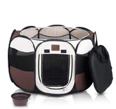 Parkland Pet portable foldable playpen small open setup for secure indoor outdoor play.