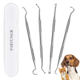 PARYUNGR dental tools kit with case for organized at-home pet dental care