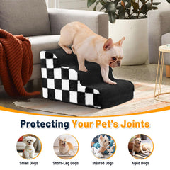 PasTard dog stairs foam-structure highlighting supportive foam for comfortable stepping