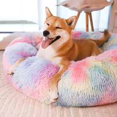 Patas Lague Calming Dog Bed gradient colors enhance mood and visual appeal.
