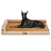 Patas Lague orthopedic jumbo dog bed 56x40 setup offering spacious sleeping area with supportive profile