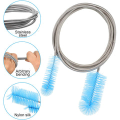 Patelai aquarium hose brush yellow 35in for short hose access