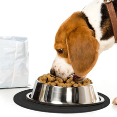 Patelai silicone mat with anti-slip texture provides traction for stable bowls