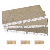 PatiencET cat scratcher 3-pack with durable scratching surfaces and furniture protection.