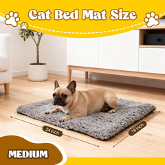 PatiencET self-warming cat bed cover off demonstrates machine-washable convenience.