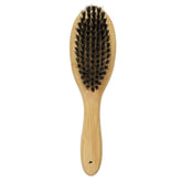 Patina dog cat brush with natural bamboo handle for gentle grooming and coat softness.
