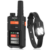 PATPET dog training collar night lights illuminate evening walks for safer control.