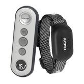 PATPET dog training collar remote front view demonstrates long-range control for recall training.