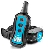 PATPET dog-training-collar remote demonstrates long-range control for outdoor training.