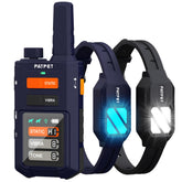 PATPET dog training collar with remote for precise coaching in yard or park