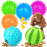 PatsFran Puppy Toys teething squeaky ball enhances playtime with engaging sound and dental-friendly texture.