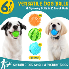 PatsFran puppy treat ball demonstrates treat-dispensing play for mental stimulation and rewards.