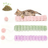 PATTEPOINT cat toy pillows with long soft material for cuddling and gentle play.