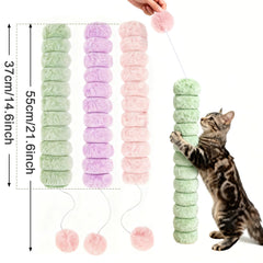 PATTEPOINT cat toy pillows feature a yarn ball to attract attention and spark play.