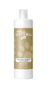 Paul Mitchell Pet soothing oatmeal conditioner bottle pour highlights gentle cleansing for sensitive skin