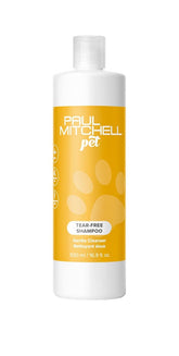 Paul Mitchell Pet Tear-Free Shampoo bottle for tear-free cleansing during pets' bath