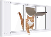 Paulmele cat window door installation in minutes with no tools