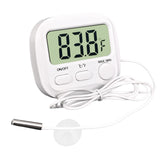PAULTEMP digital aquarium thermometer shows large LCD screen for easy readings.