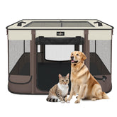 PAW BALLET Foldable Pet Playpen assembly for quick setup indoors or outdoors