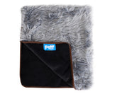 PAW BRANDS PupProtector blanket on a sofa showing furniture protection and calming comfort.