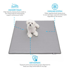Paw Inspired memory-foam detail close-up highlighting high-density foam support.