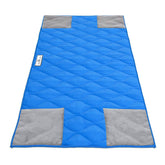 Paw Inspired PopCorner guinea pig cage liner blue full layout shows a clean, ready-to-use habitat.