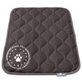 Paw Inspired crate mat in a 30 inch crate with plush comfort for dogs