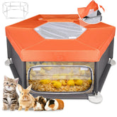 Paw Libero sturdy stainless steel frame playpen for secure chick and duckling growth.