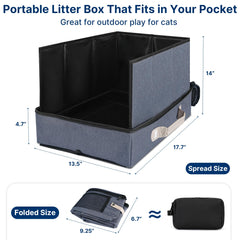Paw Libero hard-bottom litter box supports digging and reduces spill risk