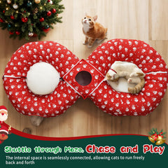 Pawaboo cat tunnel balls hanging – interactive toys boost engagement during playtime