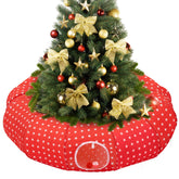Pawaboo cat tunnel circle under Christmas tree provides cozy festive space.