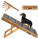 Pawaboo dog ramp couch-folded shows compact storage for travel and small spaces.