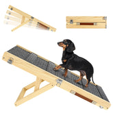 Pawaboo dog ramp with stable-legs design improves stability for safe pet climbing.