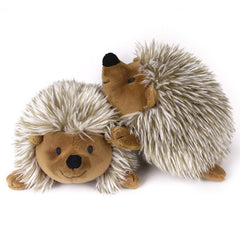 Pawaboo hedgehog 2-pack front view, soft plush texture for interactive play sessions