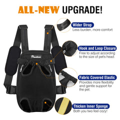 Pawaboo two-way wearing option for front or back carry